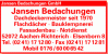 Bauklempner Nordrhein-Westfalen: Jansen Bedachungen GmbH