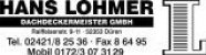Bauklempner Nordrhein-Westfalen: Hans Lohmer Dachdeckermeister GmbH